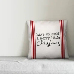 Creative Products Have Yourself A Merry Little Christmas 18x18 Indoor / Outdoor Pillow