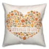 Creative Products Let's Fall In Love 18 X 18 Indoor / Outdoor Pillow