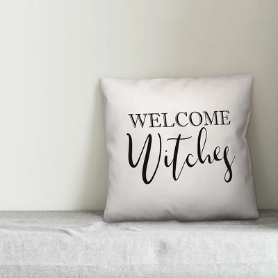 Creative Products Welcome Witches 18x18 Indoor / Outdoor Pillow 2 Creative Products Welcome Witches 18x18 Indoor / Outdoor Pillow - Image 2