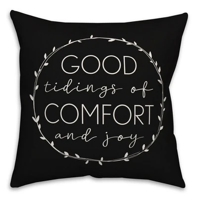 Creative Products Good Tidings Of Comfort And Joy 20x20 Indoor / Outdoor Pillow 2 Creative Products Good Tidings Of Comfort And Joy 20x20 Indoor / Outdoor Pillow - Image 2