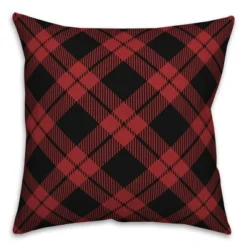 Creative Products Red And Black Plaid 16x16 Indoor / Outdoor Pillow -Home Decor GUEST d7e20713 2fc4 4bf9 b37f 455737dd8a55 2
