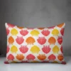 Creative Products Orange Polka Dots 16x16 Indoor / Outdoor Pillow