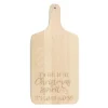 Creative Products Christmas Spirit Wine 8 X 17 Maple Paddle Cutting Board