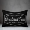 Creative Products Farm Fresh Christmas Trees 14x20 Indoor / Outdoor Pillow