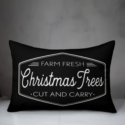 Creative Products Farm Fresh Christmas Trees 14x20 Indoor / Outdoor Pillow 1 Creative Products Farm Fresh Christmas Trees 14x20 Indoor / Outdoor Pillow