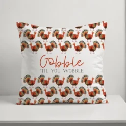 Creative Products Gobble Til You Wobble 18 X 18 Indoor / Outdoor Pillow 12 Creative Products Gobble Til You Wobble 18 X 18 Indoor / Outdoor Pillow -Home Decor GUEST e05d82d6 3ba4 400f b40c 2084e9023489