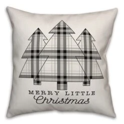 Creative Products Merry Little Christmas Plaid Trees 16x16 Indoor / Outdoor Pillow -Home Decor GUEST e1bd99ff 0b30 4a2e a612 54a82d980c6d