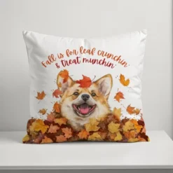 Creative Products Fall Corgi 18 X 18 Indoor / Outdoor Pillow -Home Decor GUEST e4436737 3bb7 4d94 86df d6f71d805f5c