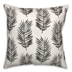 Creative Products Black Fern Pattern 18x18 Indoor / Outdoor Pillow -Home Decor GUEST e5dde0a6 e440 4d1f 8a15 9d2a51d8a838