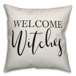 Creative Products Welcome Witches 18x18 Indoor / Outdoor Pillow 5 Creative Products Welcome Witches 18x18 Indoor / Outdoor Pillow -Home Decor GUEST e5f550c9 a6e6 4f13 b3b9 eea2c06e3e22 1