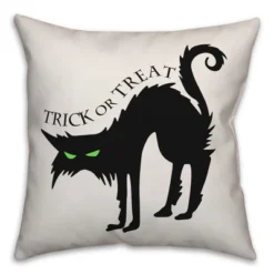 Creative Products Trick Or Treat Cat 18x18 Indoor / Outdoor Pillow -Home Decor GUEST e6c4dfd2 2ea8 42da a5a1 b3bee76c9c22 1