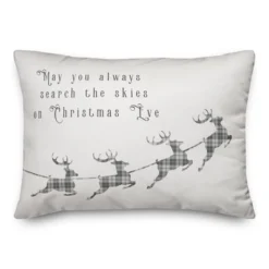 Creative Products Reindeer Sky 20 X 14 Indoor / Outdoor Pillow -Home Decor GUEST e8710e21 b2da 494c 920b 426d85263e37