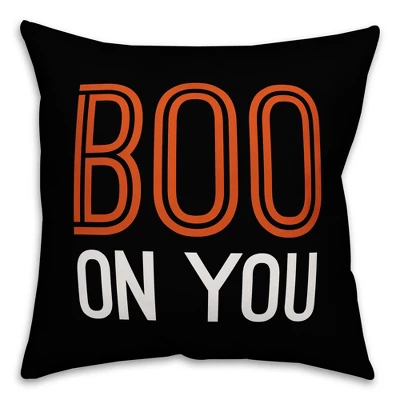Creative Products Boo On You 16x16 Indoor / Outdoor Pillow 3 Creative Products Boo On You 16x16 Indoor / Outdoor Pillow - Image 3