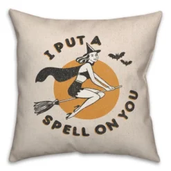 Creative Products Retro Witch 18 X 18 Indoor / Outdoor Pillow -Home Decor GUEST ea9289be 4330 4079 beaf 483458566387