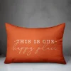 Creative Products This Is Our Happy Place Orange 14x20 Indoor / Outdoor Pillow