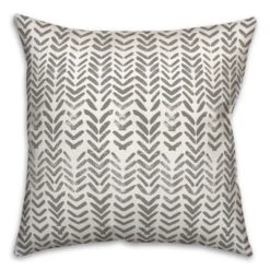 Creative Products Herringbone Print 1 16 X 16 Indoor / Outdoor Pillow