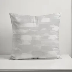 Creative Products White Brushstroke Pattern 18x18 Indoor / Outdoor Pillow -Home Decor GUEST f07afdc7 d8e1 4c45 a0af 8a83301e2f03