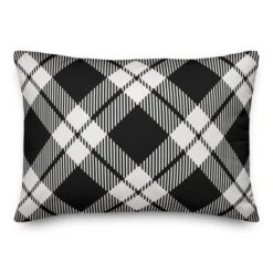 Creative Products Home For The Holidays Black Truck 14x20 Indoor / Outdoor Pillow
