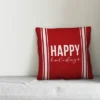 Creative Products Happy Holidays 20x20 Indoor / Outdoor Pillow