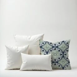 Creative Products Faded Blue Green Medallions 18x18 Indoor / Outdoor Pillow -Home Decor GUEST f41f3cd2 beba 4d39 b426 ede528f63bd0