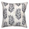 Creative Products Blue Fern Pattern 18x18 Indoor / Outdoor Pillow