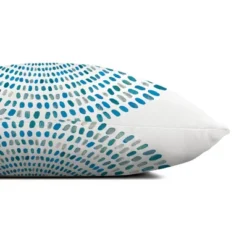 Creative Products Round Blue Dashes 14x20 Indoor / Outdoor Pillow -Home Decor GUEST f7defb8d 34ae 48f1 976c 1537af5a3648