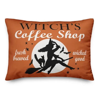 Creative Products Witch's Coffee Shop 14x20 Indoor / Outdoor Pillow 3 Creative Products Witch's Coffee Shop 14x20 Indoor / Outdoor Pillow - Image 3