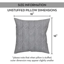 Creative Products Scribble Chevron 2 16 X 16 Indoor / Outdoor Pillow 16 Creative Products Scribble Chevron 2 16 X 16 Indoor / Outdoor Pillow -Home Decor GUEST fc2a2fff ffac 4a69 b962 867a4607fdda